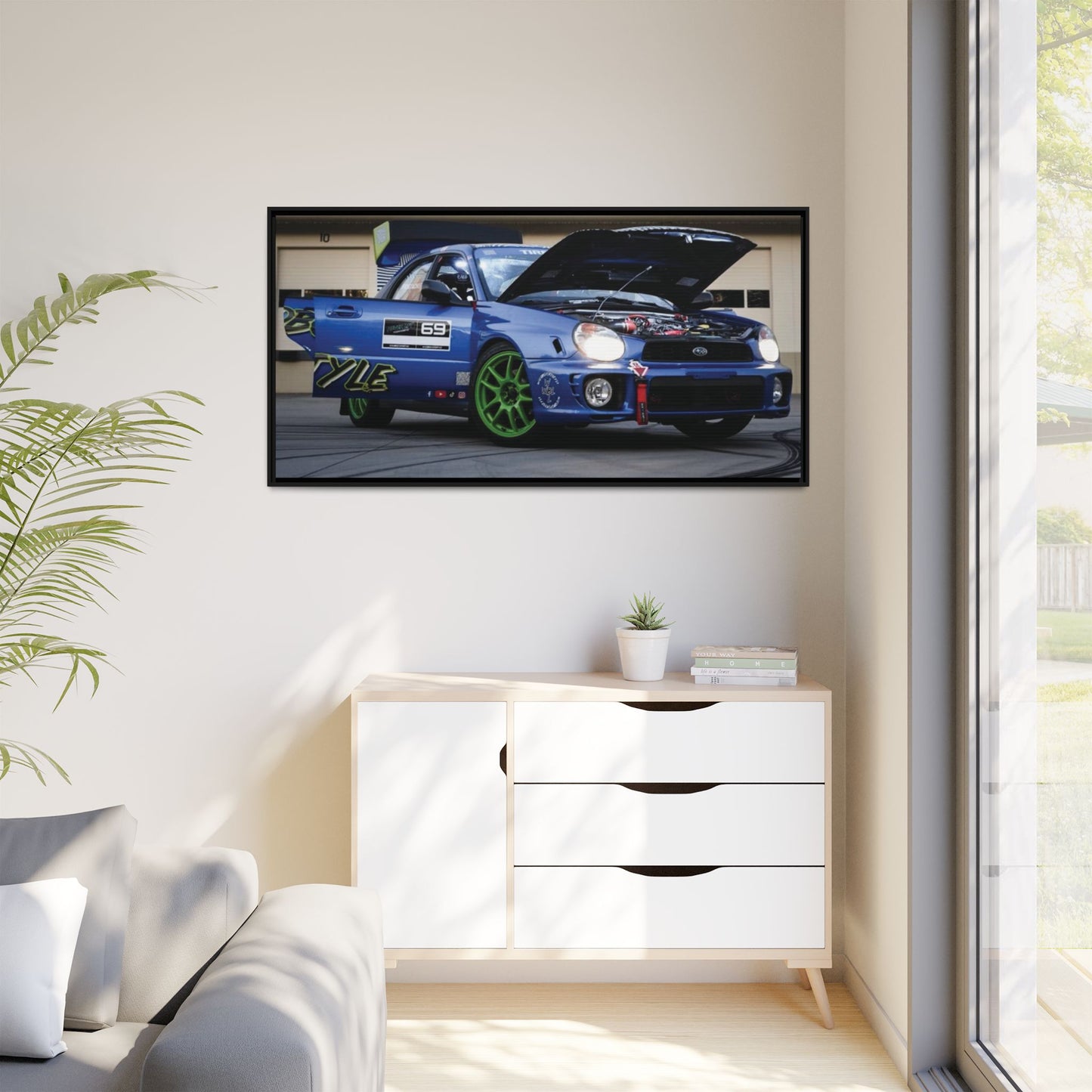 Matte Canvas, Framed (Multi-color)