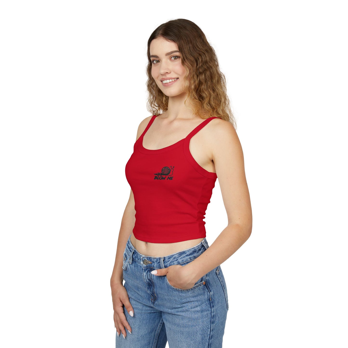 Blow Me Spaghetti Strap Tank Top