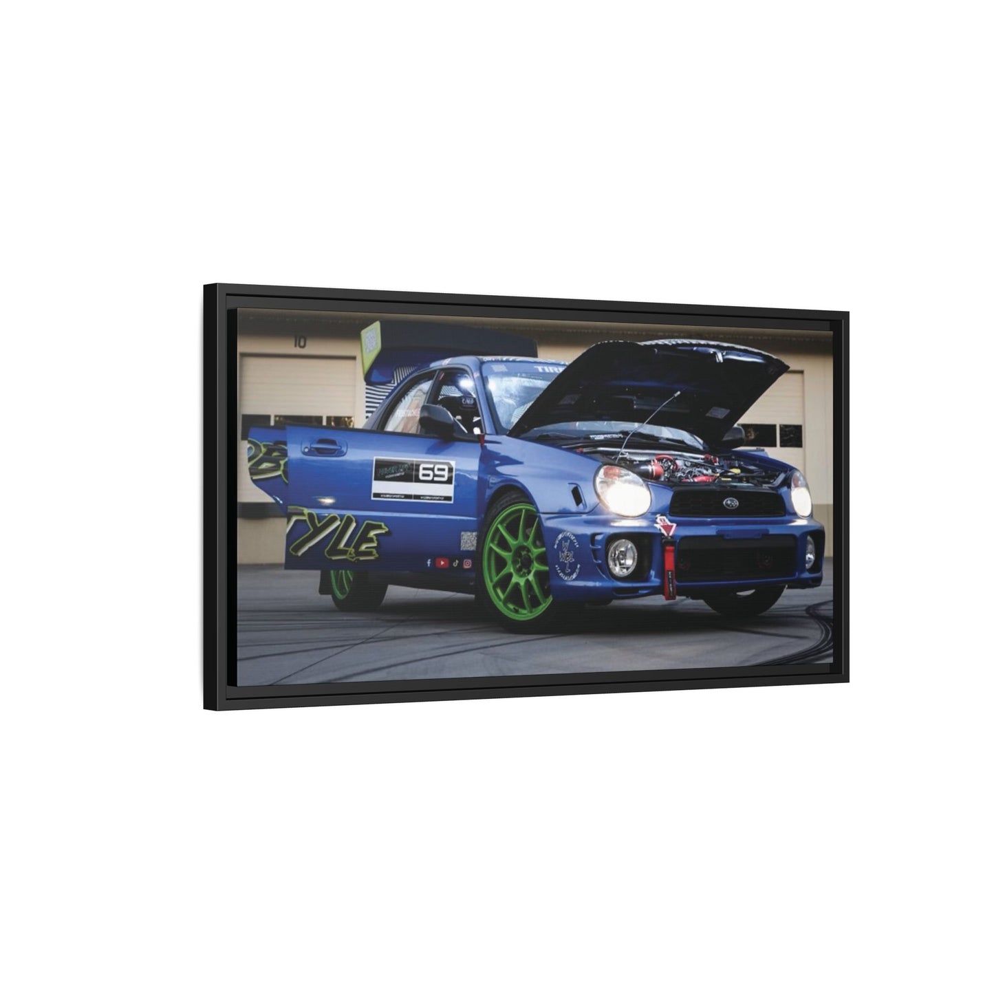 Matte Canvas, Framed (Multi-color)