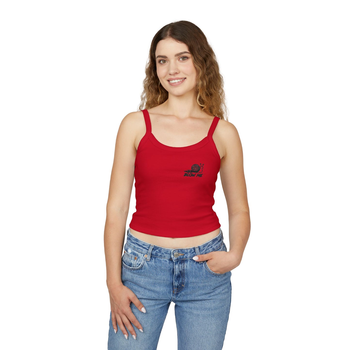 Blow Me Spaghetti Strap Tank Top
