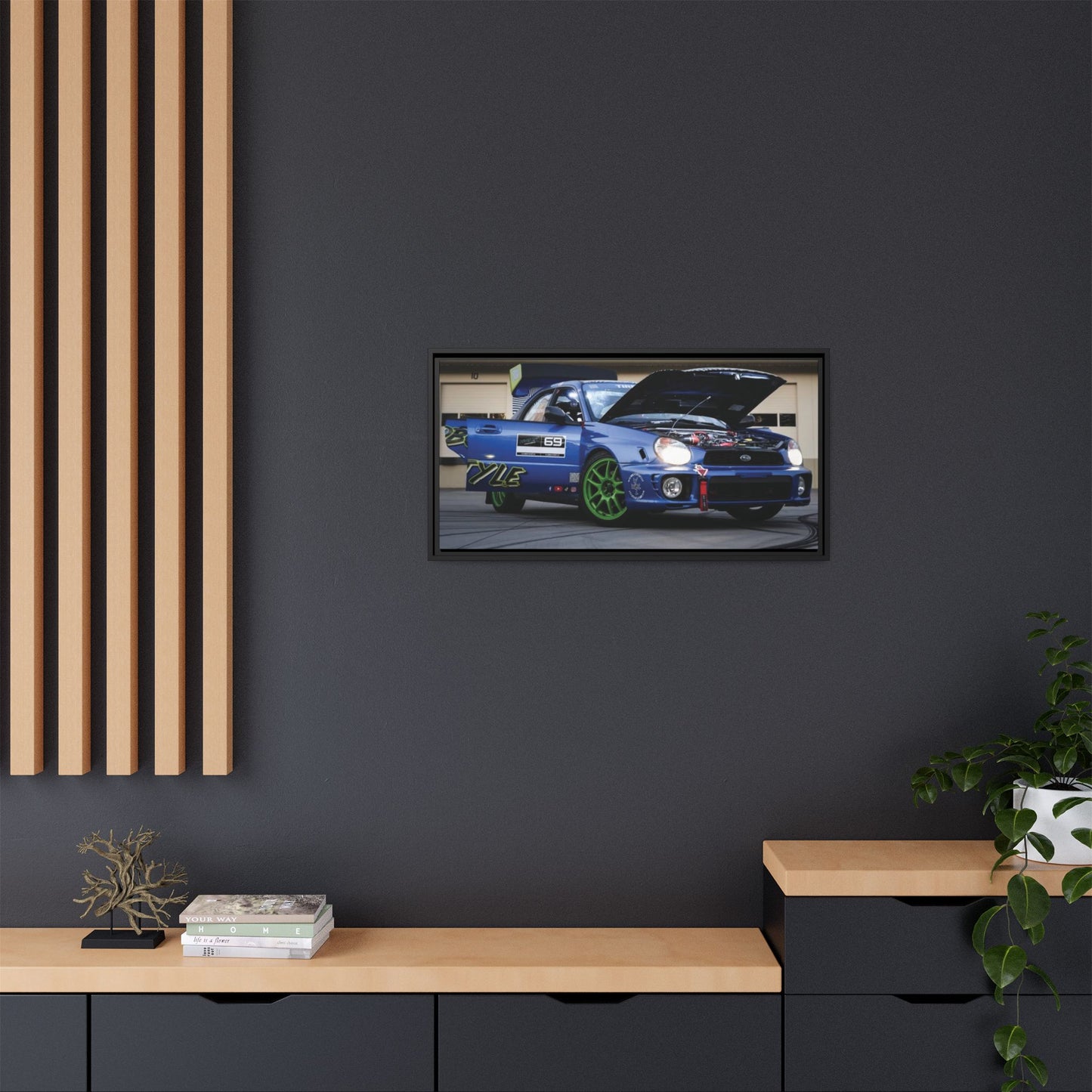 Matte Canvas, Framed (Multi-color)