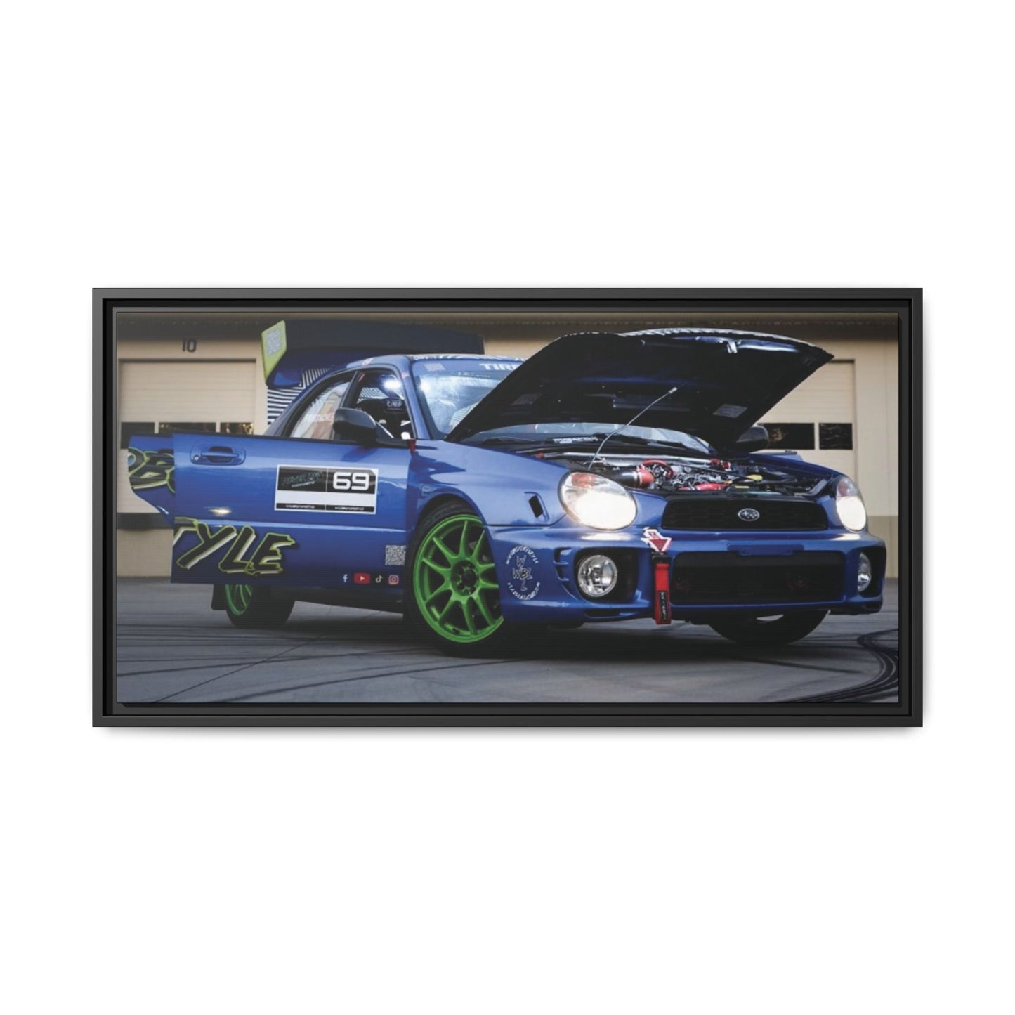 Matte Canvas, Framed (Multi-color)