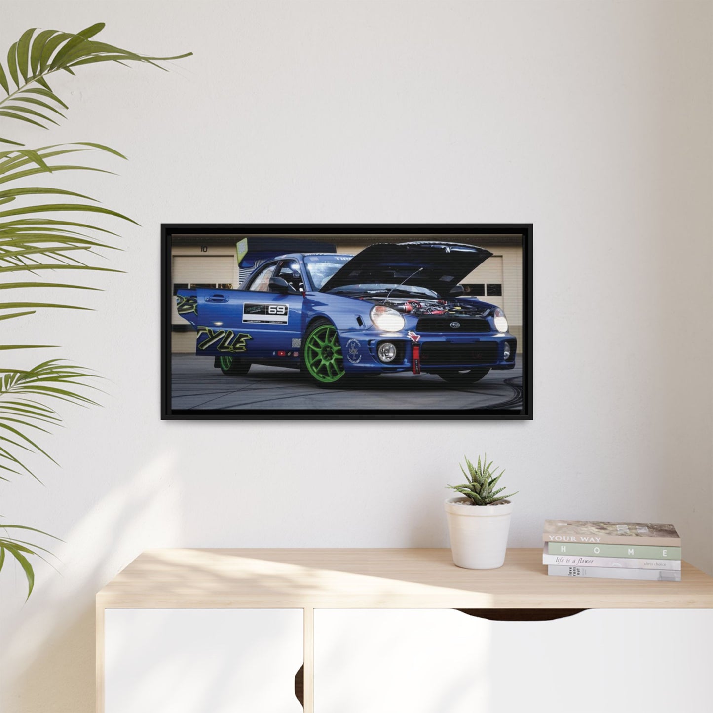 Matte Canvas, Framed (Multi-color)