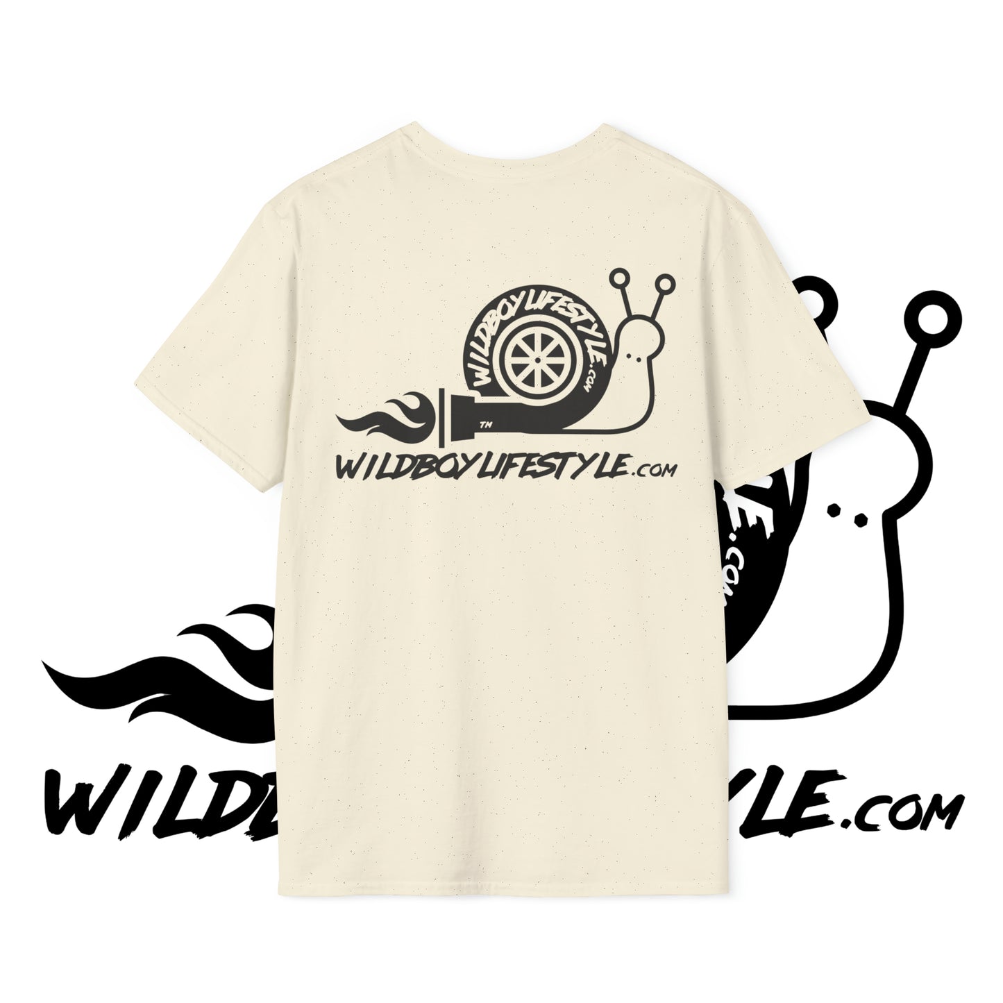 WILDBOYLIFESTYLE - Turbo Snail - GILDAN 64000 ULTRA SOFT - T-Shirt