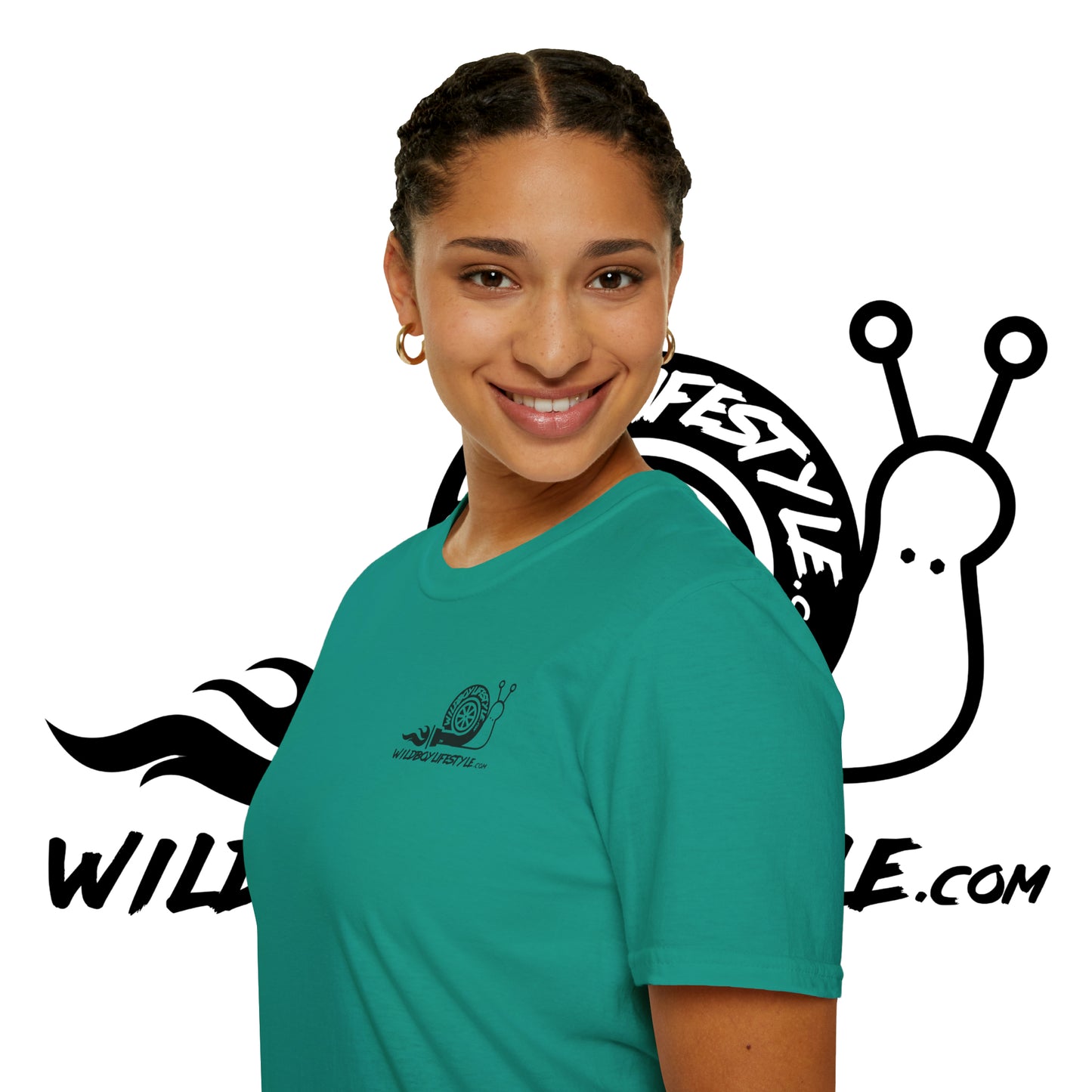 WILDBOYLIFESTYLE - Turbo Snail - GILDAN 64000 ULTRA SOFT - T-Shirt