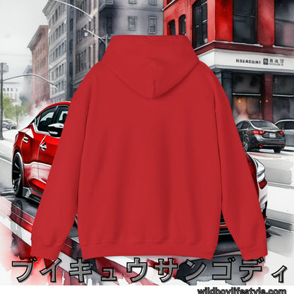 RED 7th GEN MAXIMA in SKETCH CITY - Unisex Heavy Blend™ Hooded Sweatshirt