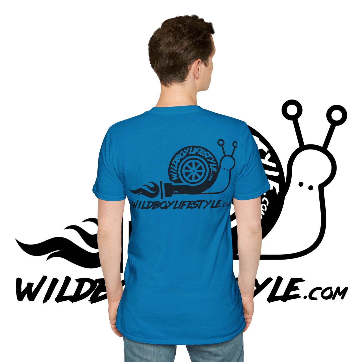 WILDBOYLIFESTYLE - Turbo Snail - GILDAN 64000 ULTRA SOFT - T-Shirt