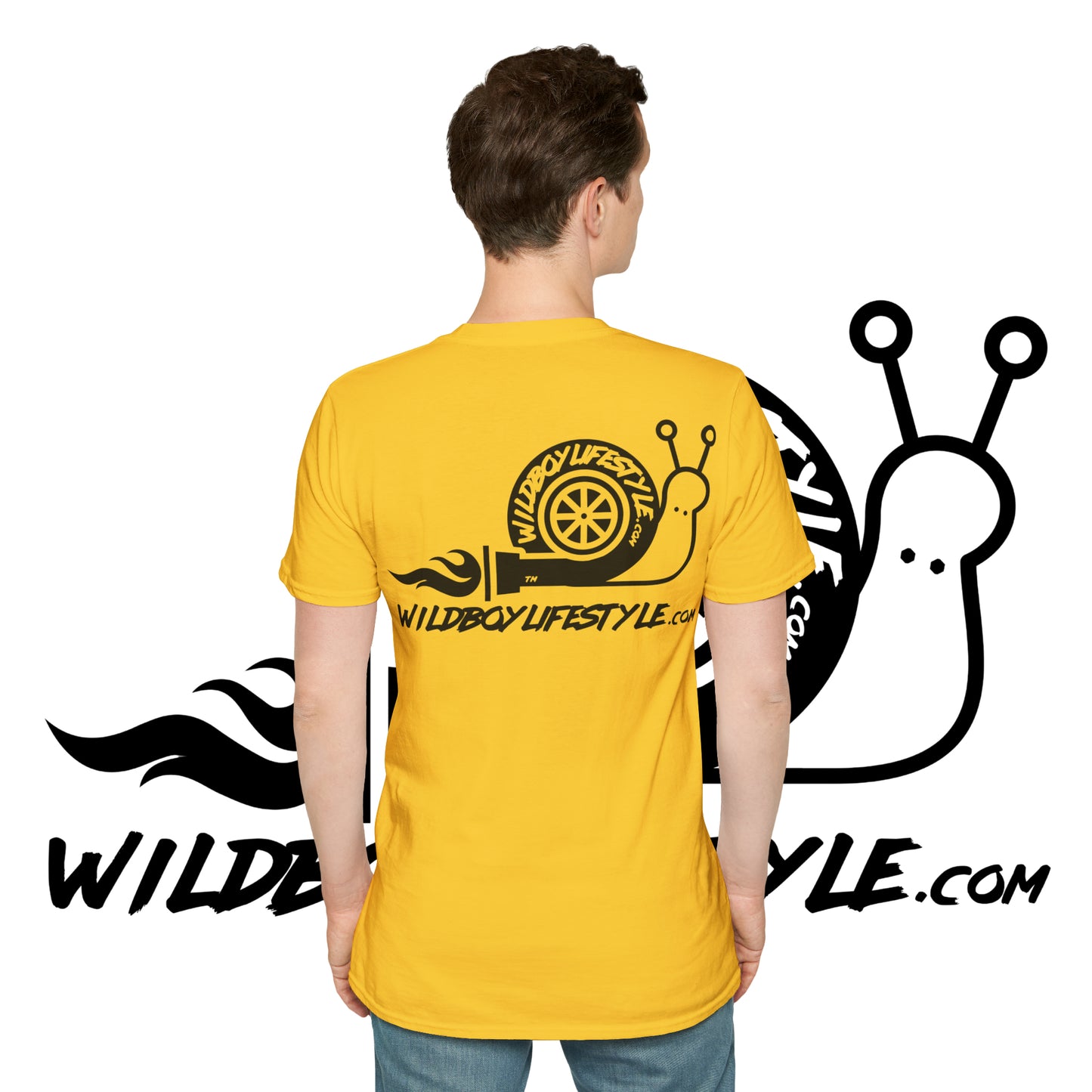 WILDBOYLIFESTYLE - Turbo Snail - GILDAN 64000 ULTRA SOFT - T-Shirt