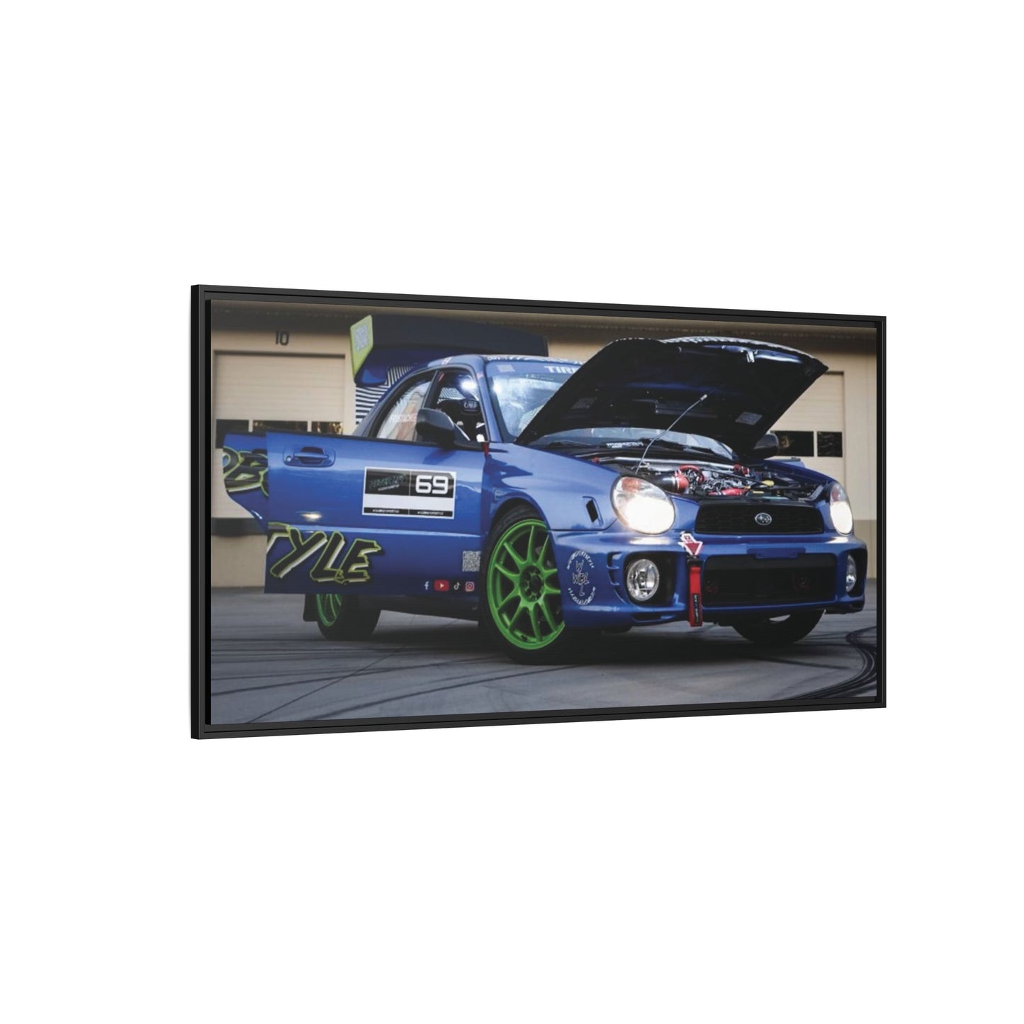 Matte Canvas, Framed (Multi-color)