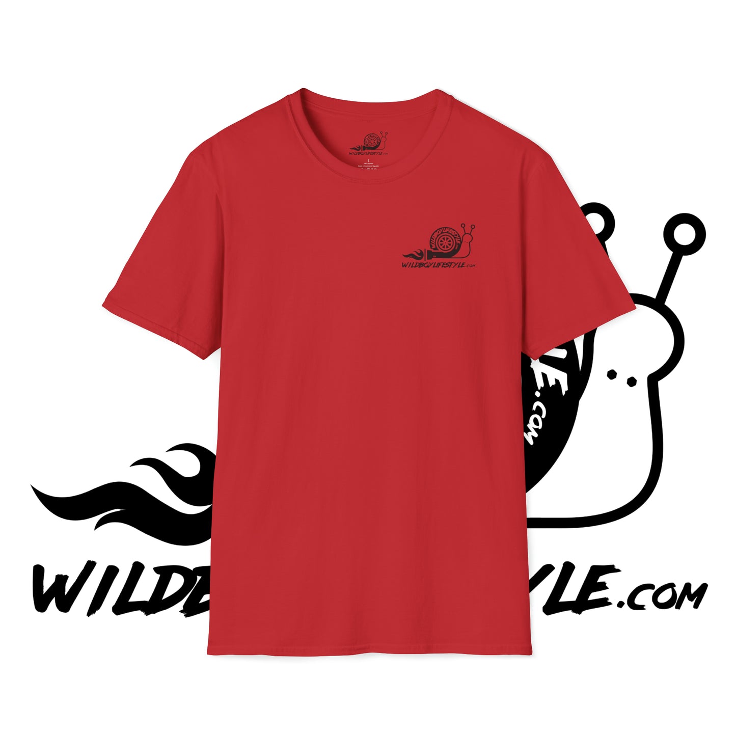 WILDBOYLIFESTYLE - Turbo Snail - GILDAN 64000 ULTRA SOFT - T-Shirt