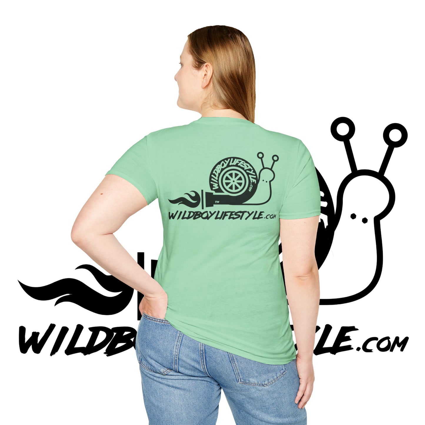 WILDBOYLIFESTYLE - Turbo Snail - GILDAN 64000 ULTRA SOFT - T-Shirt