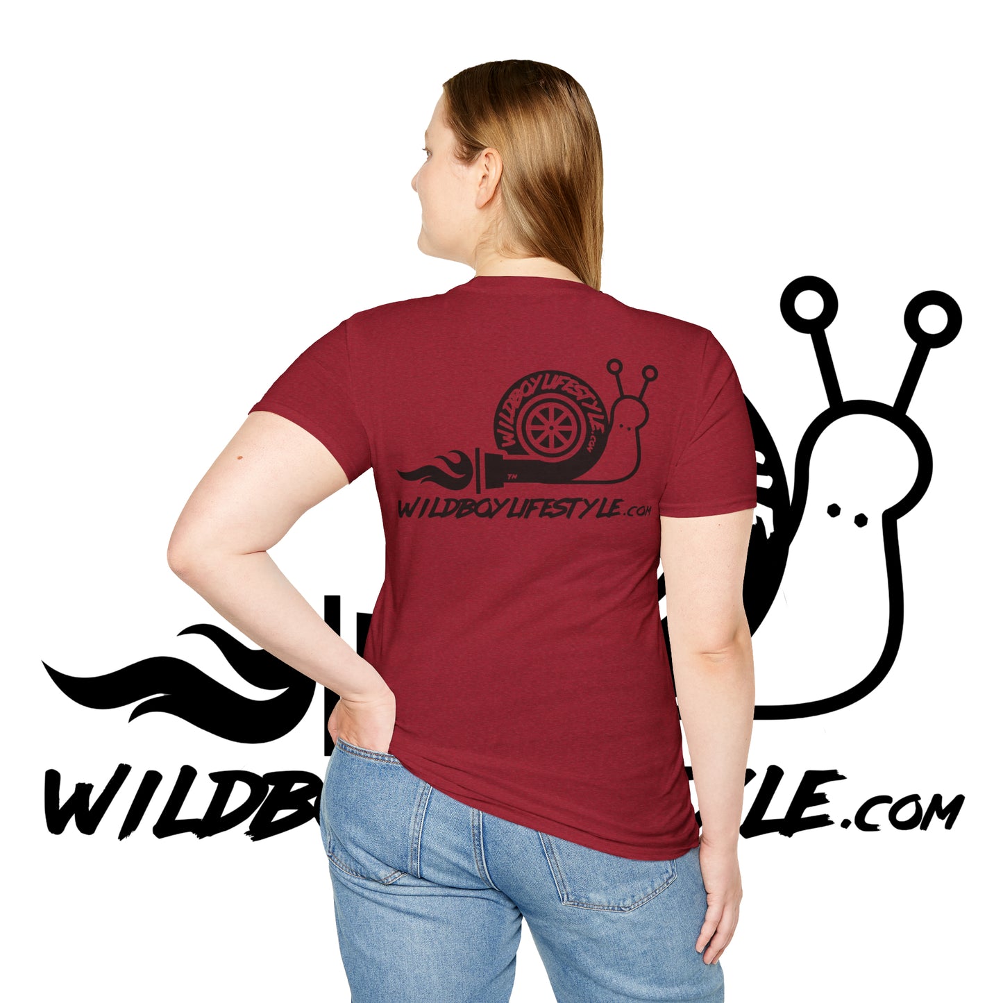 WILDBOYLIFESTYLE - Turbo Snail - GILDAN 64000 ULTRA SOFT - T-Shirt