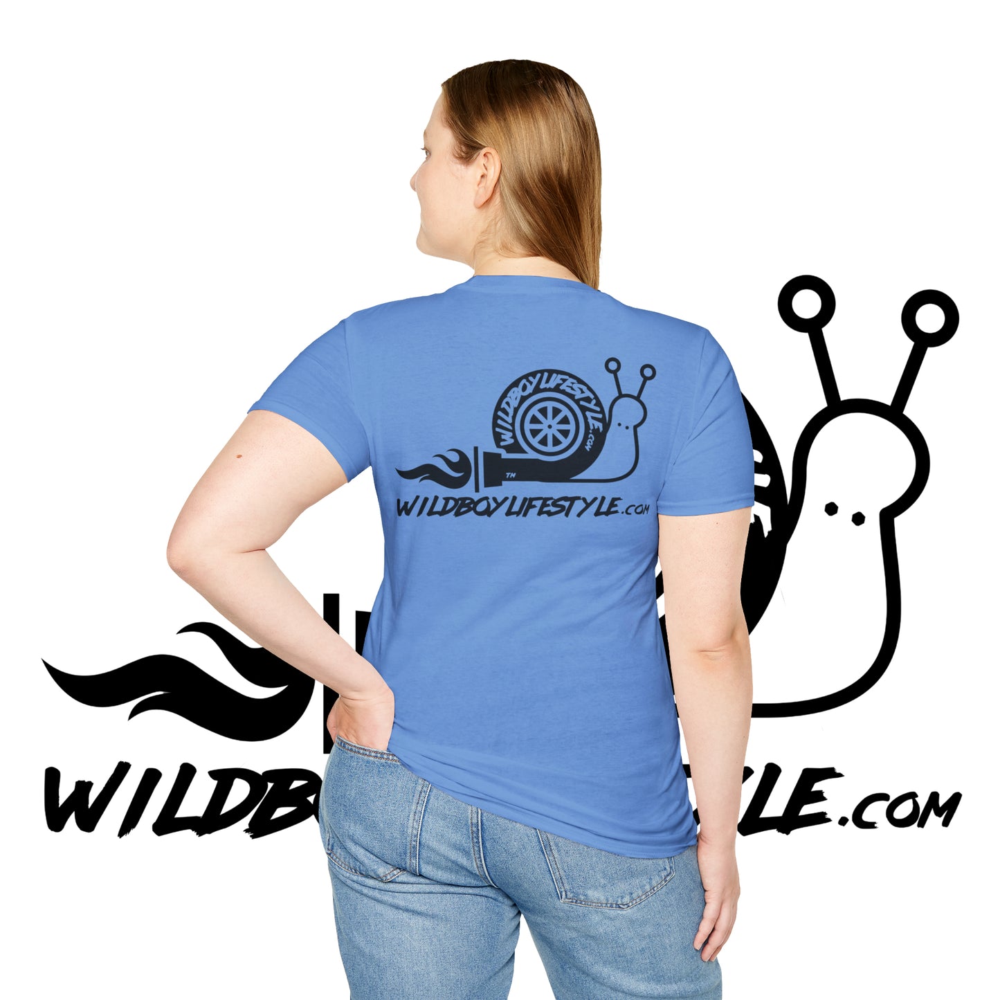 WILDBOYLIFESTYLE - Turbo Snail - GILDAN 64000 ULTRA SOFT - T-Shirt