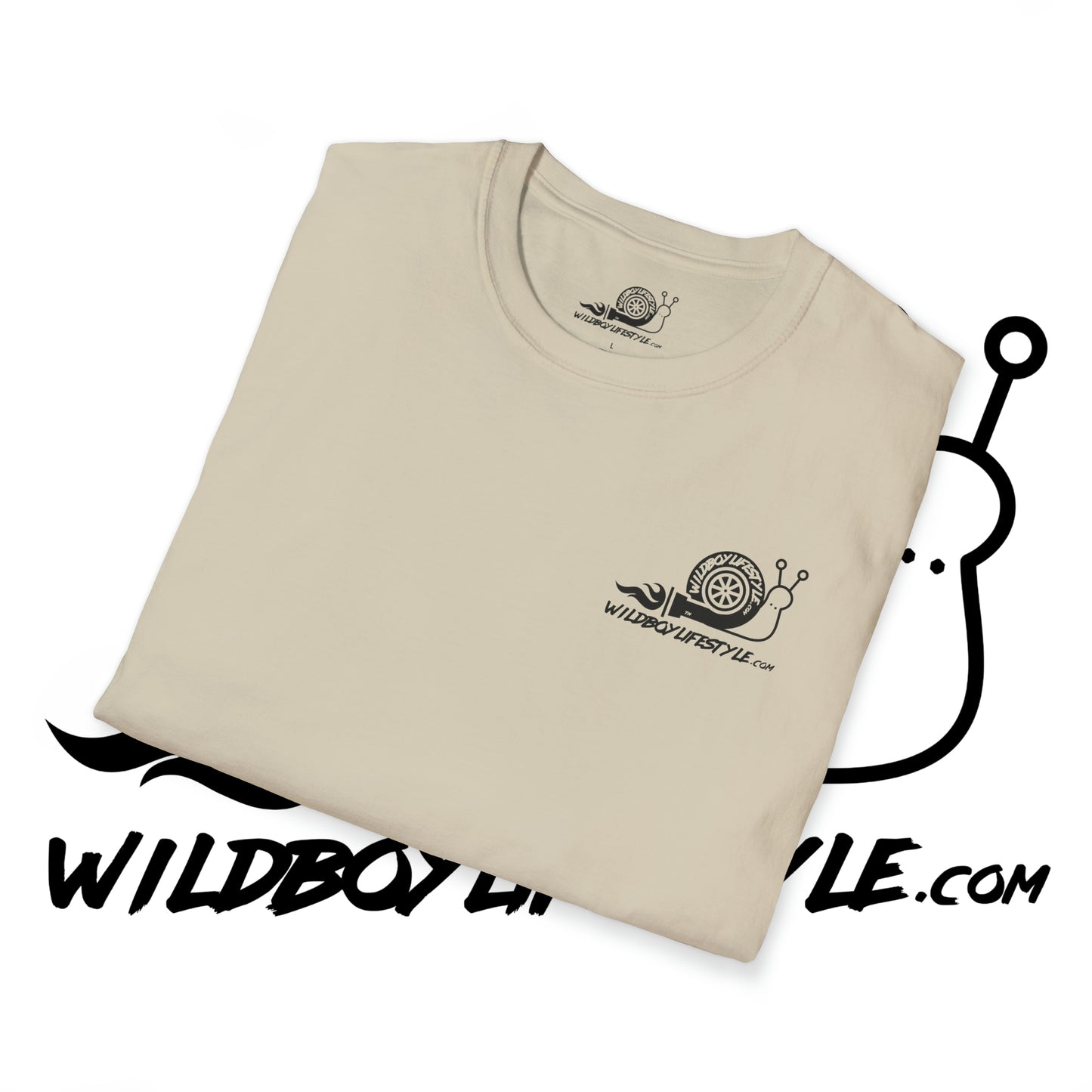 WILDBOYLIFESTYLE - Turbo Snail - GILDAN 64000 ULTRA SOFT - T-Shirt