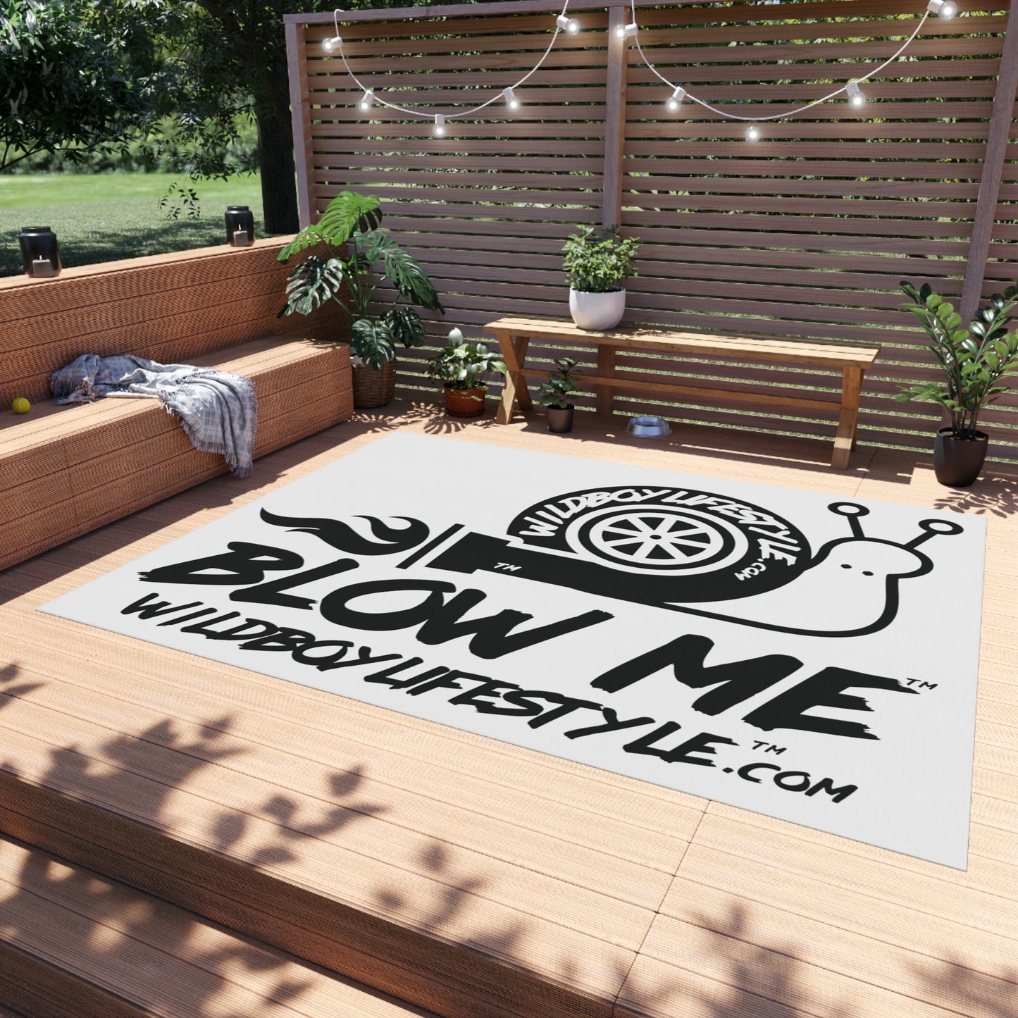 BLOW ME - Outdoor Rug