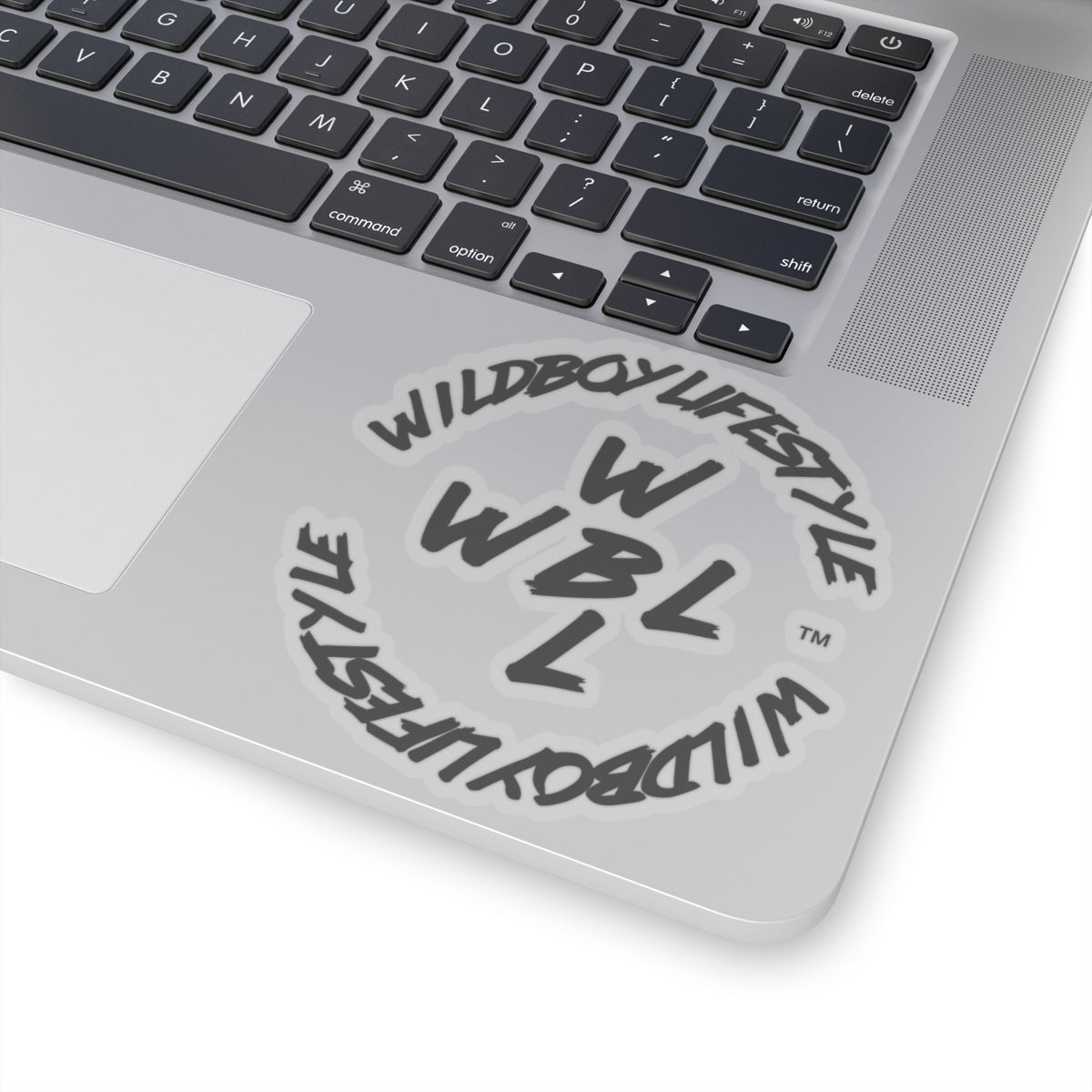 WILDBOYLIFESTYLE Logo - Black - Kiss-Cut Sticker