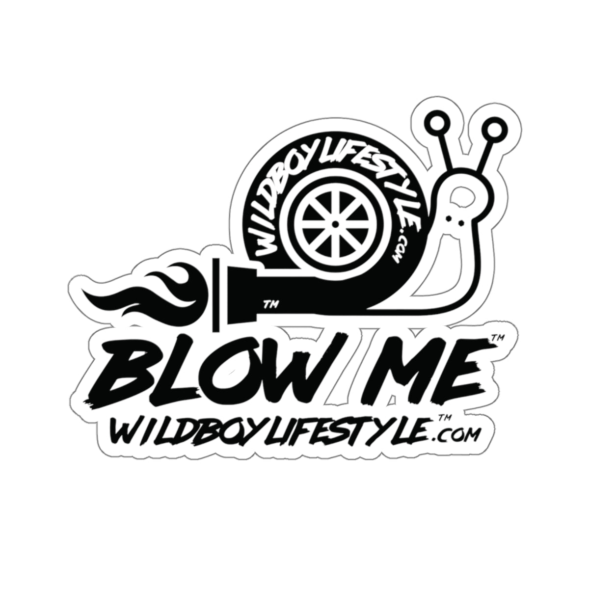 BLOW ME - Kiss-Cut Sticker