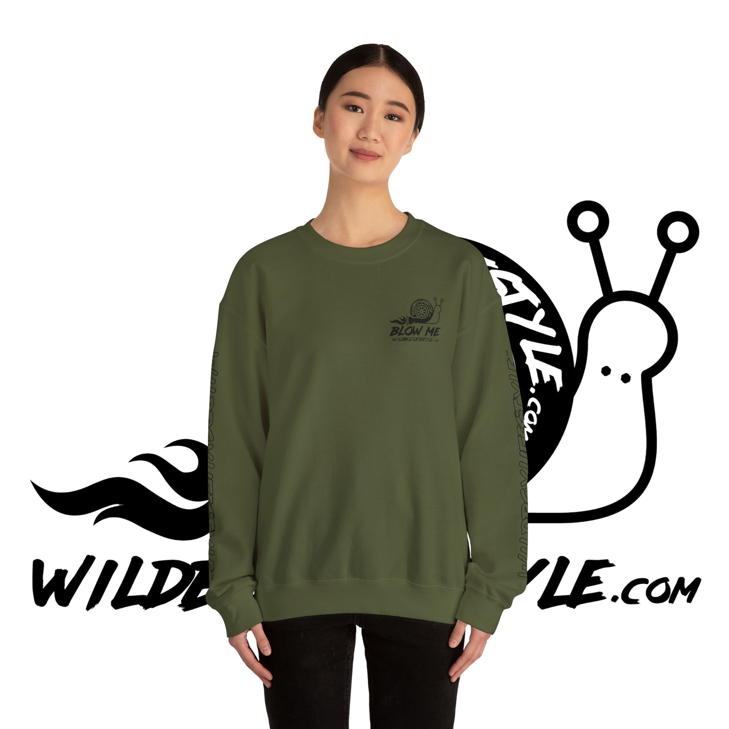 BLOW ME - Turbo Snail - GILDAN - Heavy Blend™ Sweatshirt