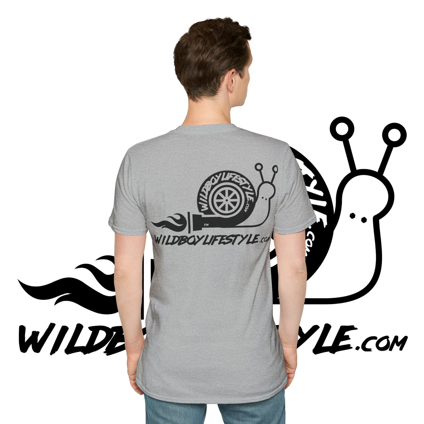 WILDBOYLIFESTYLE - Turbo Snail - GILDAN 64000 ULTRA SOFT - T-Shirt