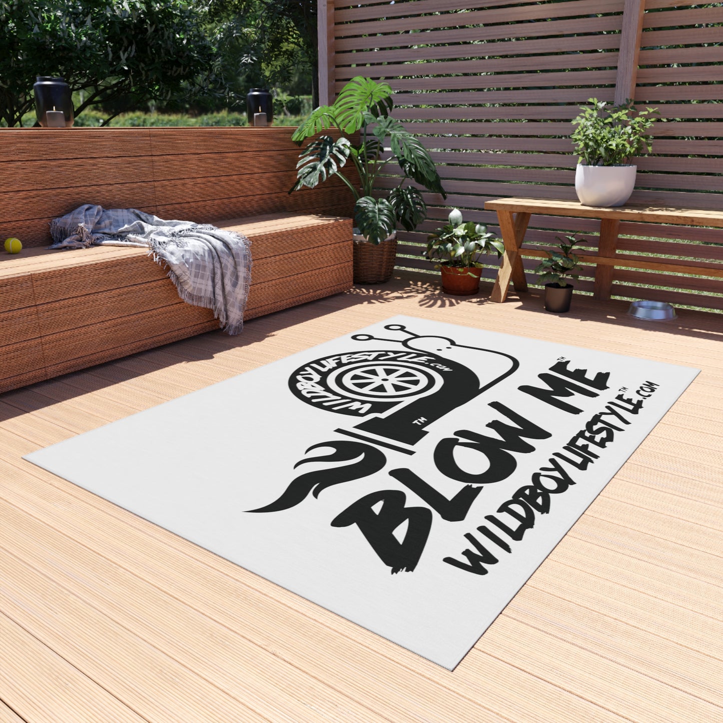 BLOW ME - Outdoor Rug