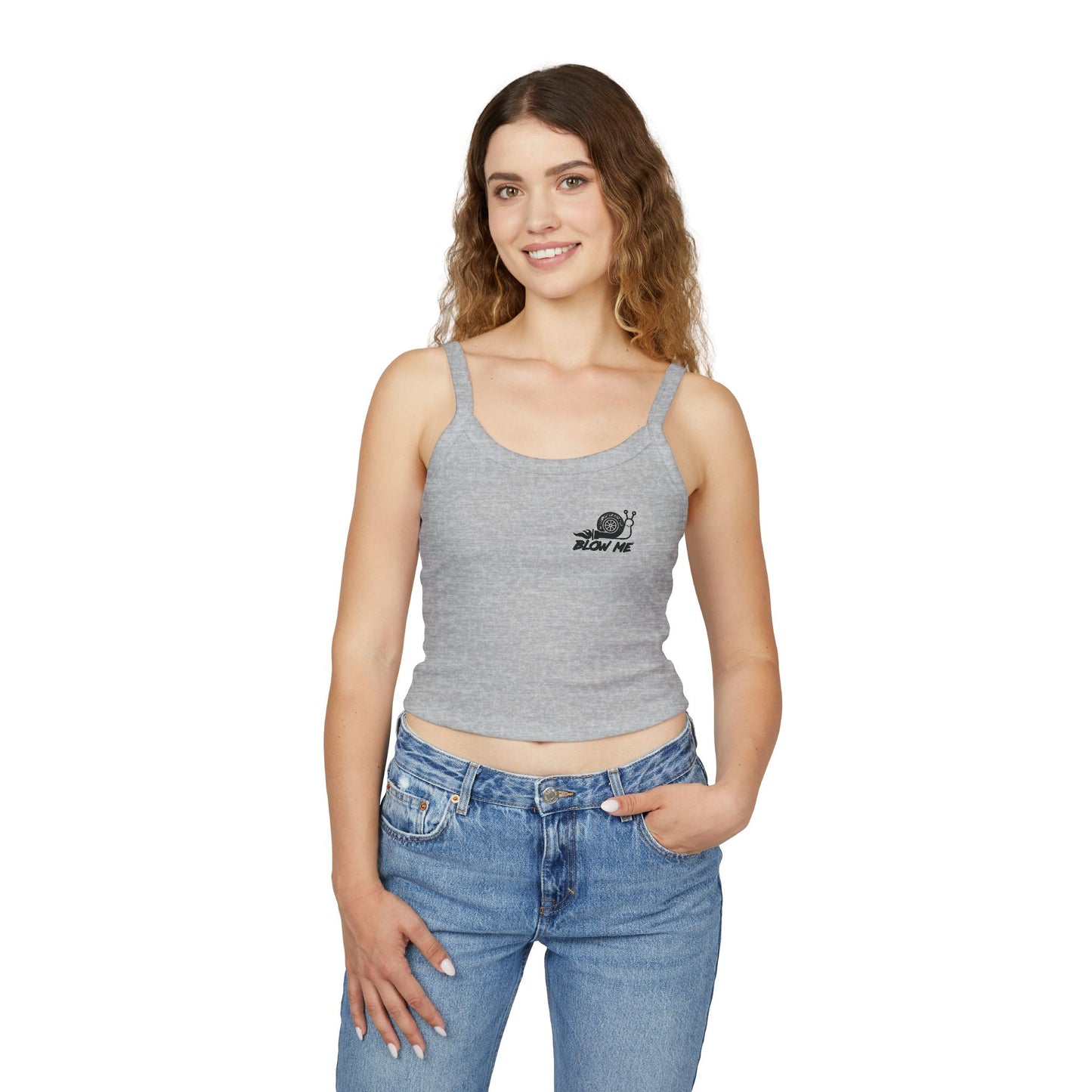 Blow Me Spaghetti Strap Tank Top