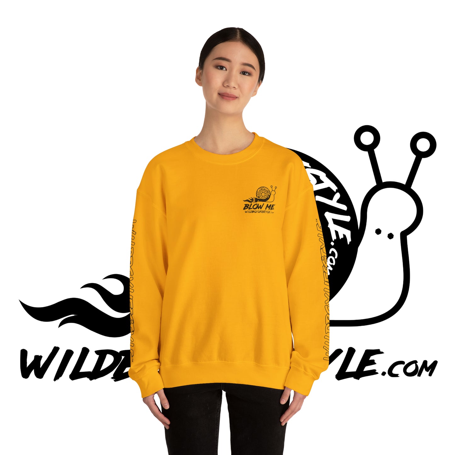 BLOW ME - Turbo Snail - GILDAN - Heavy Blend™ Sweatshirt