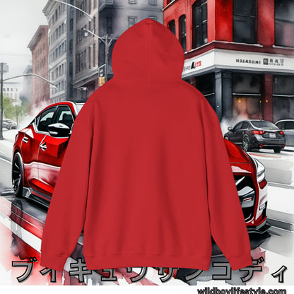 RED 7th GEN MAXIMA in SKETCH CITY - Unisex Heavy Blend™ Hooded Sweatshirt