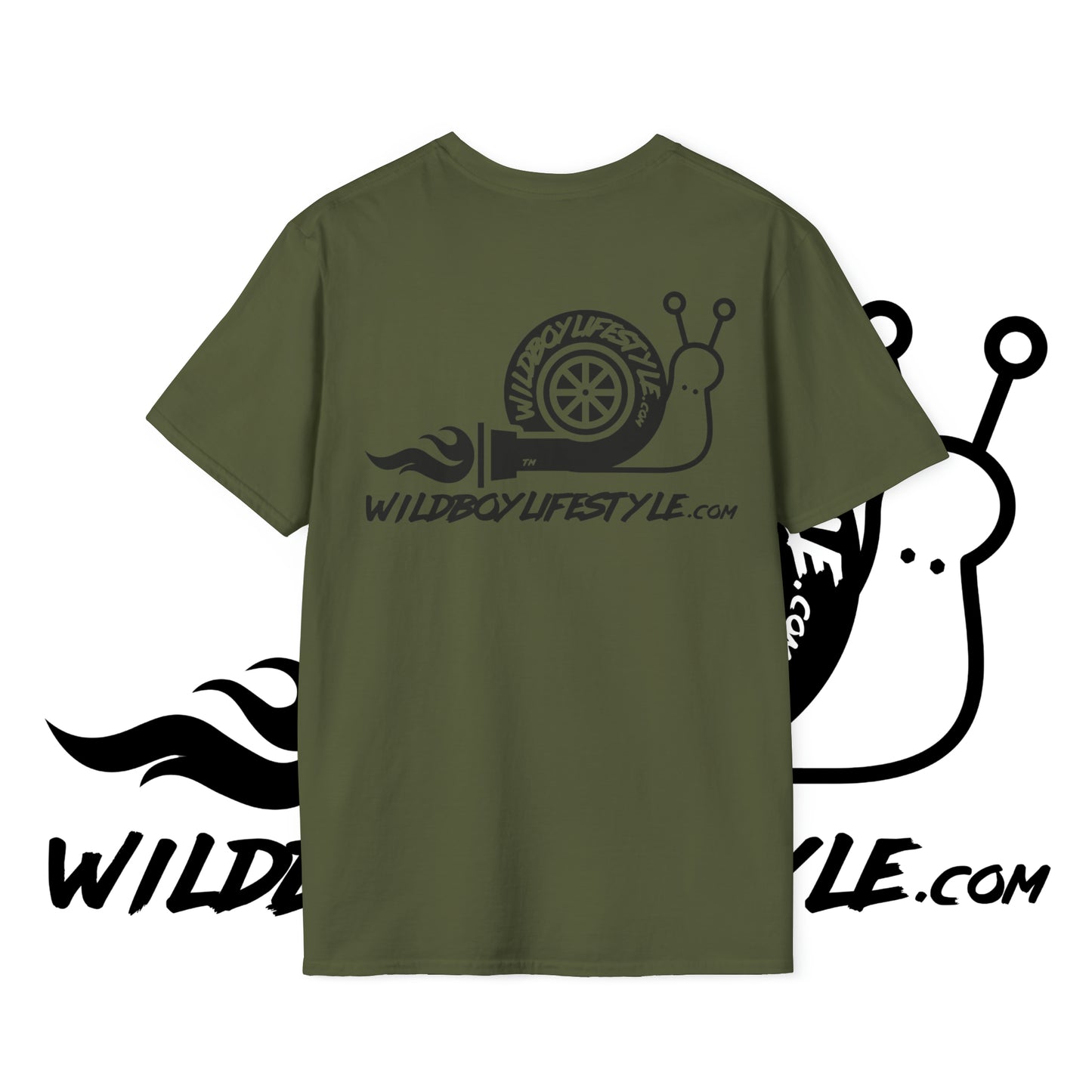 WILDBOYLIFESTYLE - Turbo Snail - GILDAN 64000 ULTRA SOFT - T-Shirt